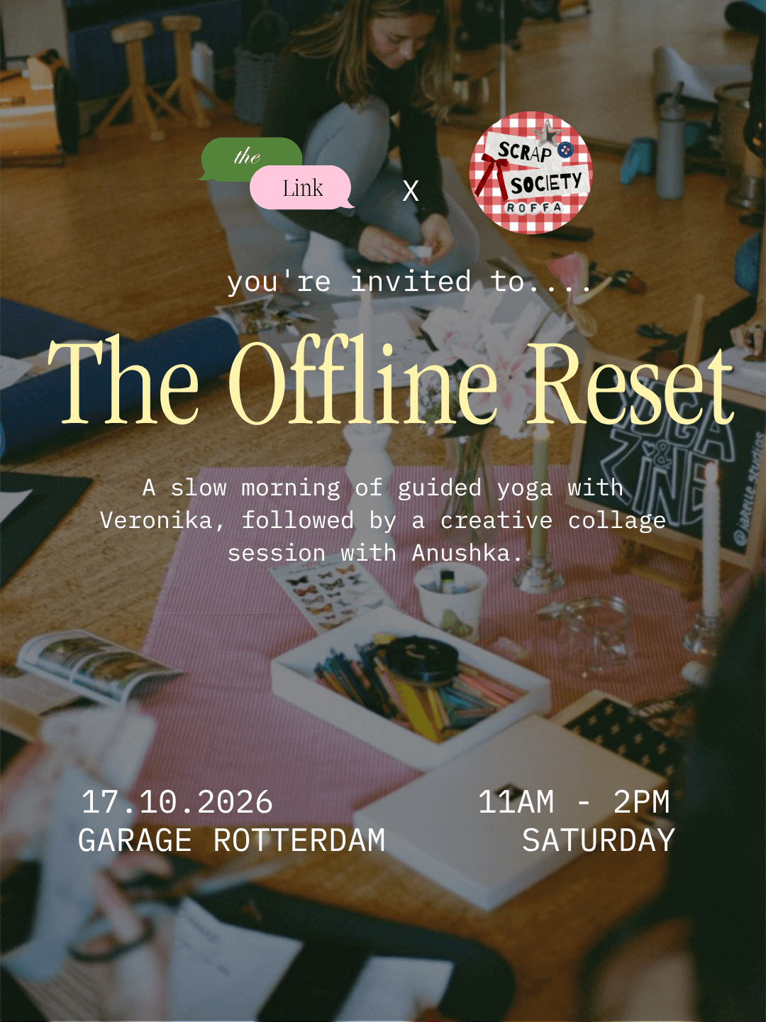 Offline Reset: Yoga & Collage